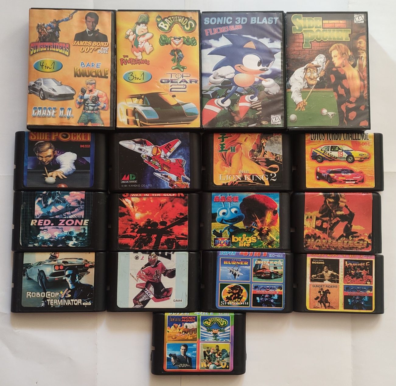 Картриджі Sega, Game boy, Nintendo ds, vtech