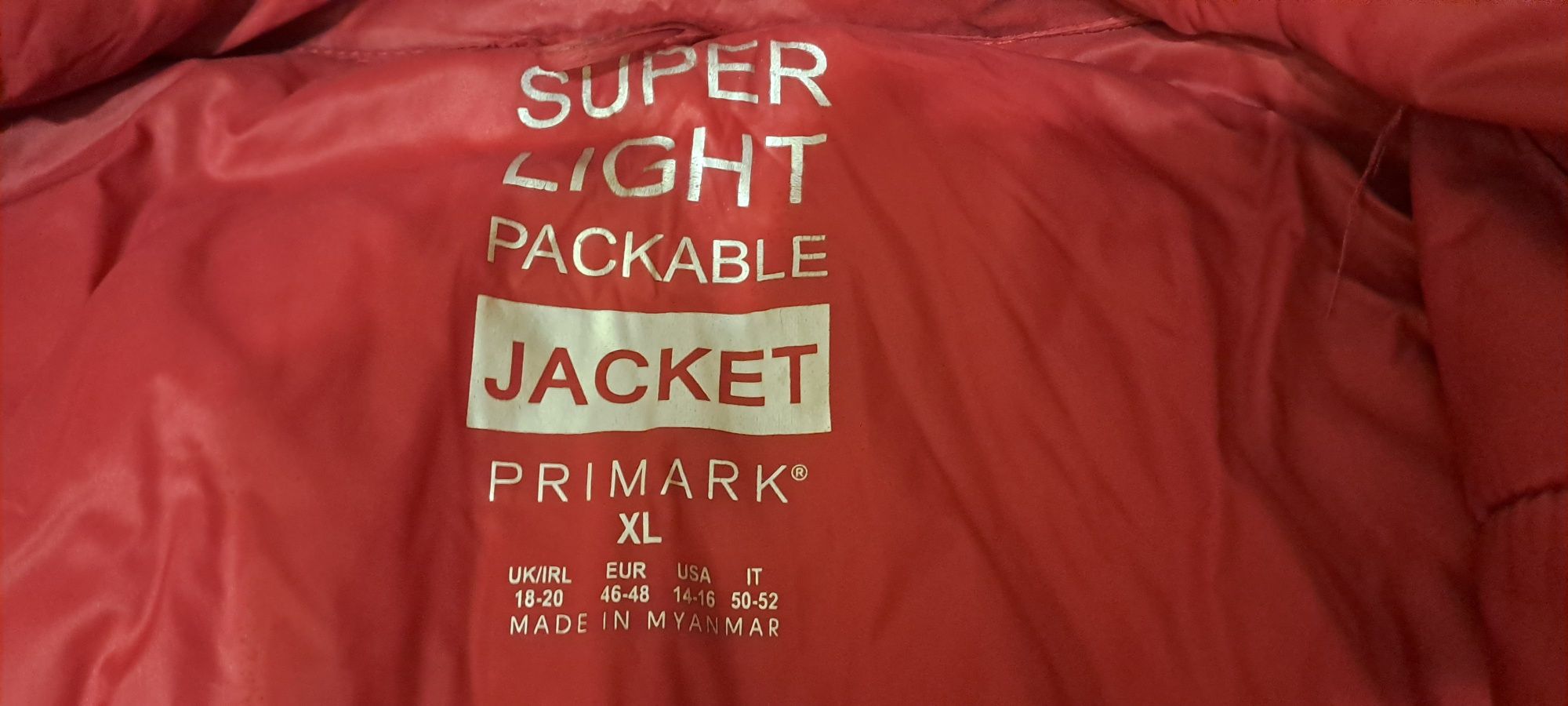 Primark kurtka na wiosnę XL