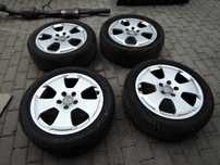 Felgi audi 17 5x112  6 cali et 48  orginał opony zima
