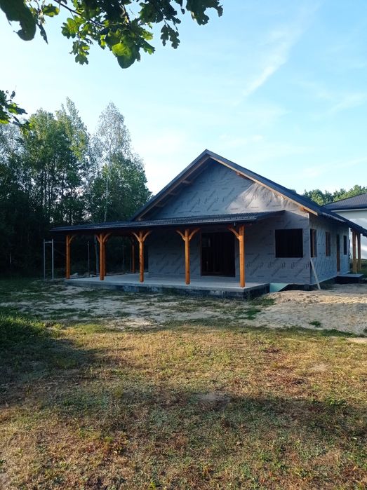 Dom drewniany styl kanadyjski 12x8