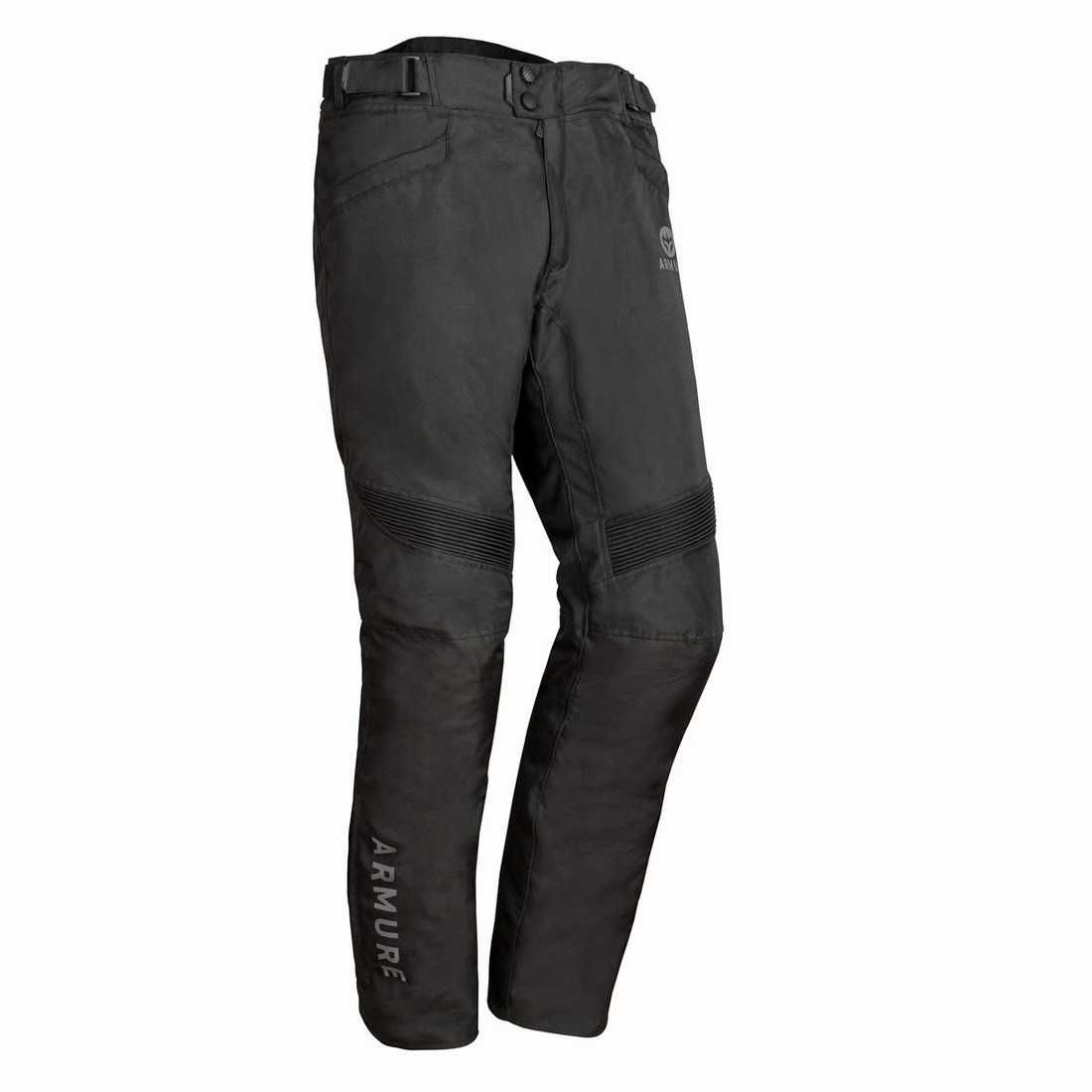 Calça impermeável preta para mota