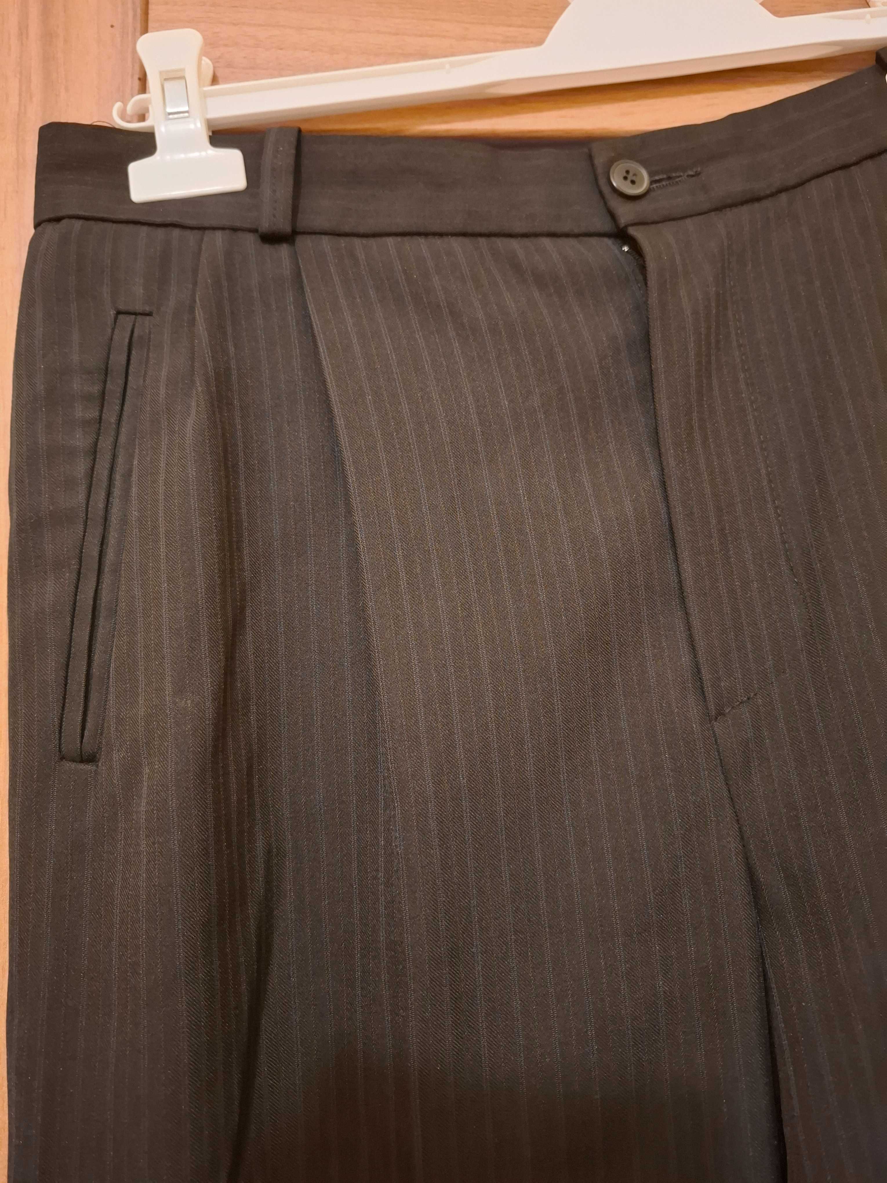 Meskie spodnie garniturowe pas 44x2