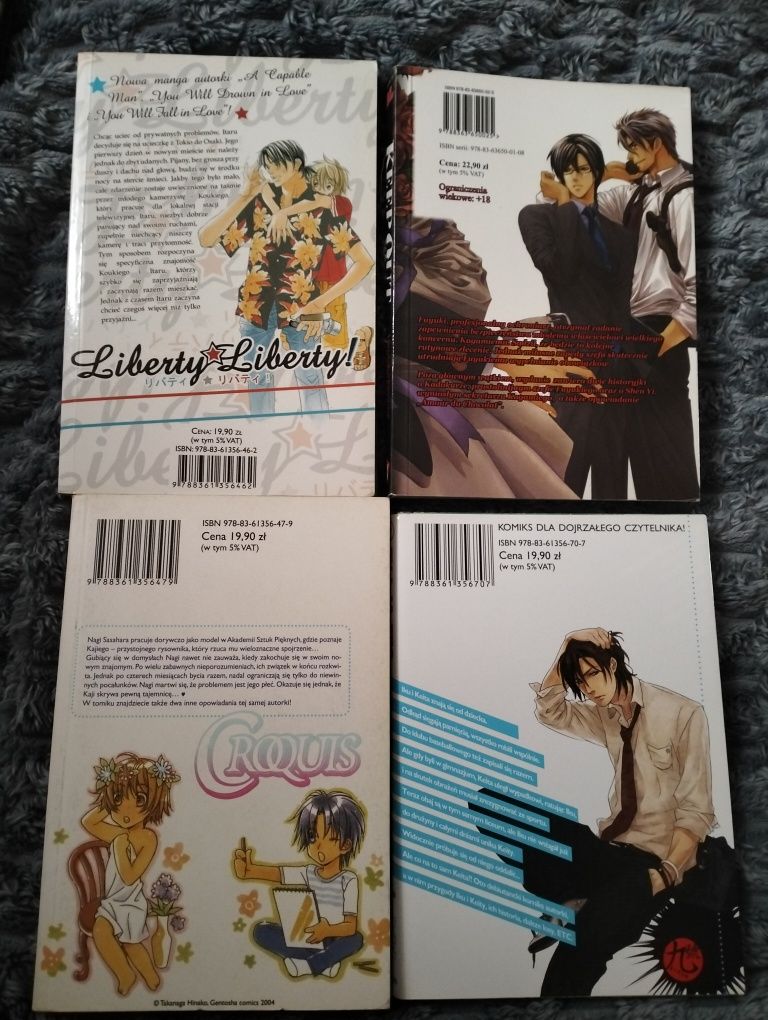 Manga 18+ yaoi mix keep out liberty croquis ty i ja etc