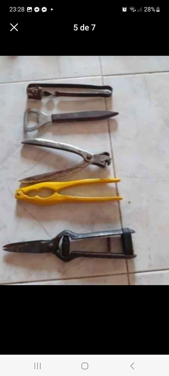 Vários utensílios de cozinha