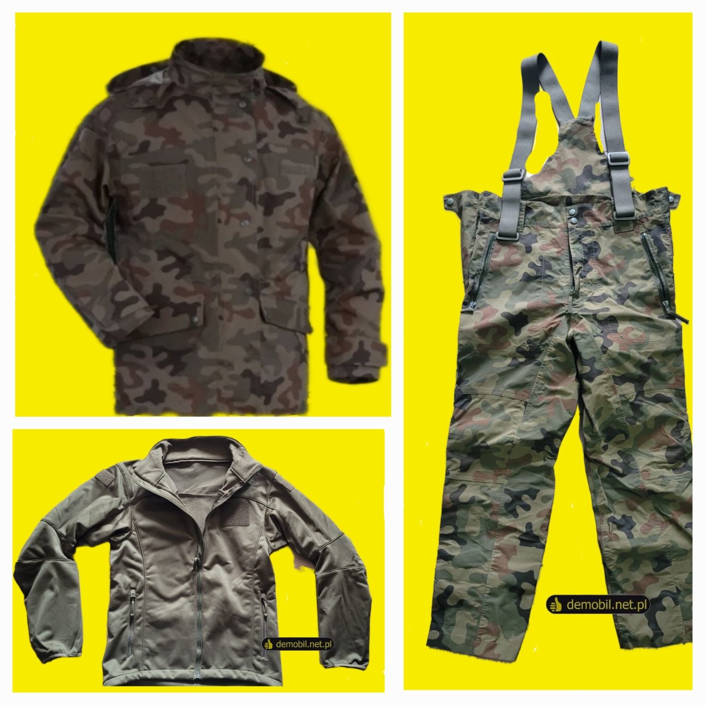Komplet kurtka spodnie softshell goretex 128Z