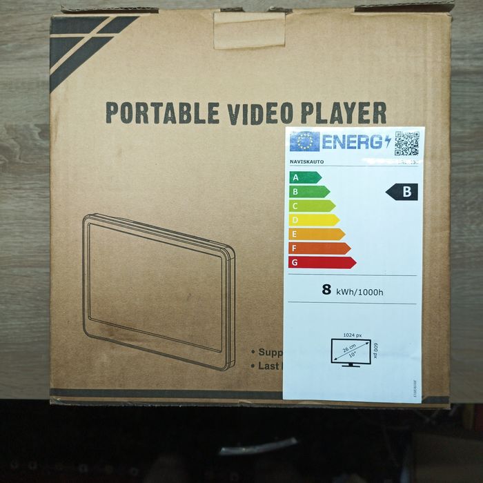 Автомобільний DVD/відеоплеєр в підголовник Naviskauto 10.1" (комплект)