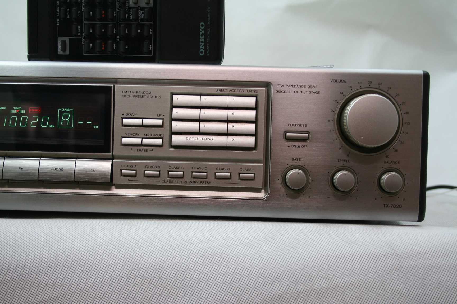 Amplituner ONKYO TX-7820 |2x50W|PILOT|INSTRUKCJA