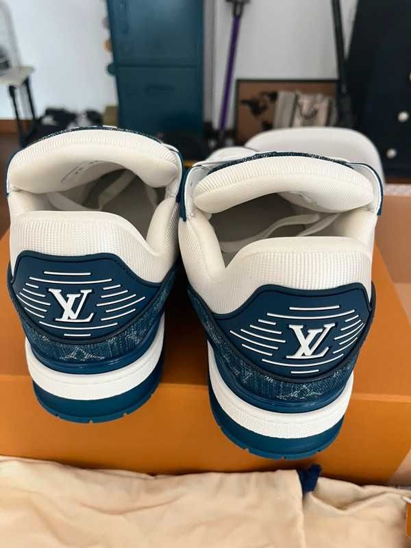Louis Vuitton LvTrainerBlue Oryglnał Nowe Trampki 44