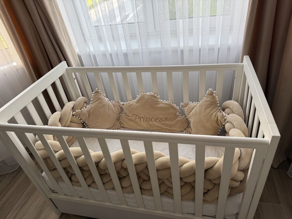 ліжечко дитяче з матрасом