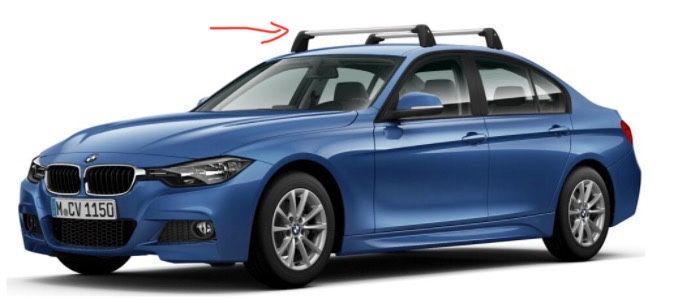 ORYG BMW seria 3 poprzeczki dachowe (F30,F34,F80)