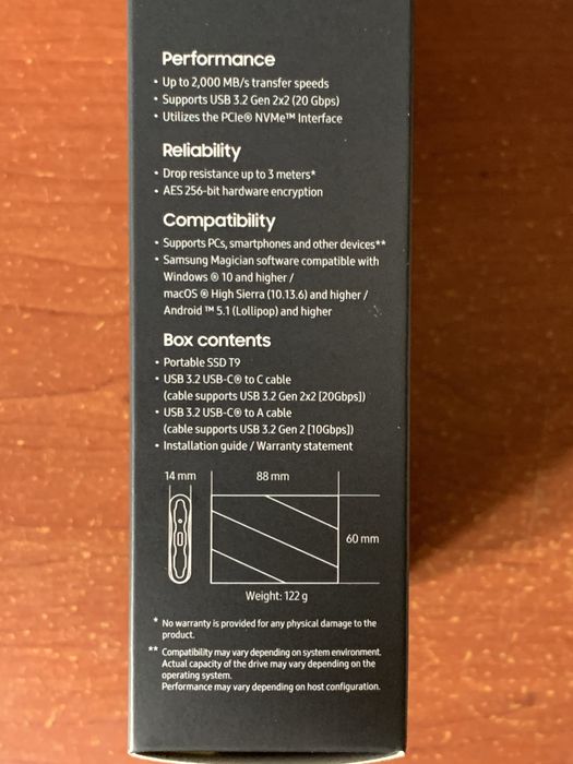 Samsung Portable SSD T9 (2TB)