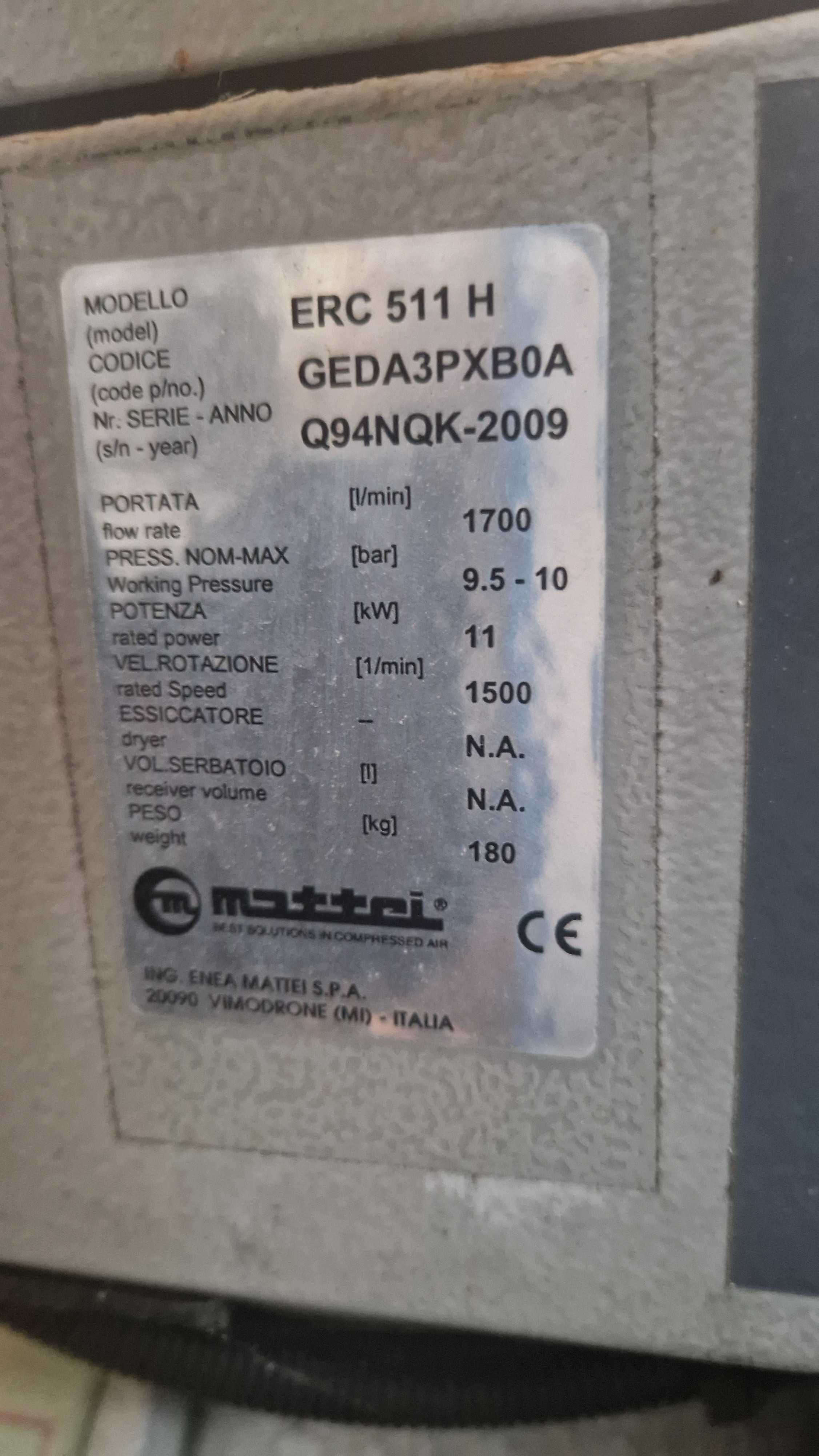 Compressores de Palhetas MATTEI– usados, bom estado – venda conjunta