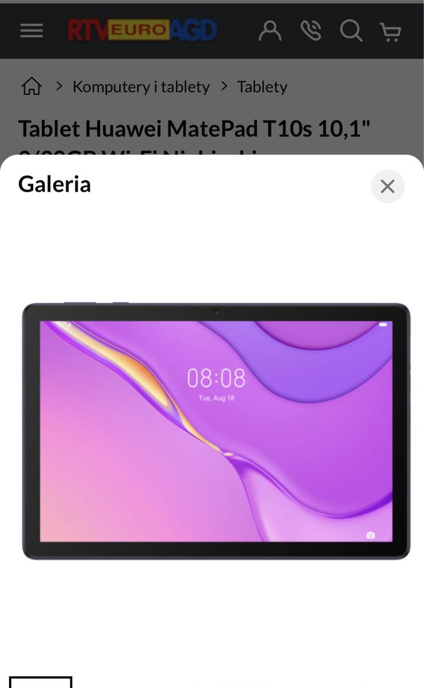 Tablet Huawei MatePad T10s