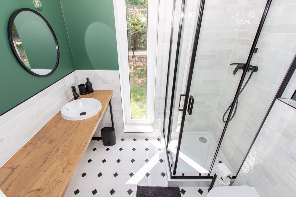 Domek letniskowy z widokiem na jezioro Spore