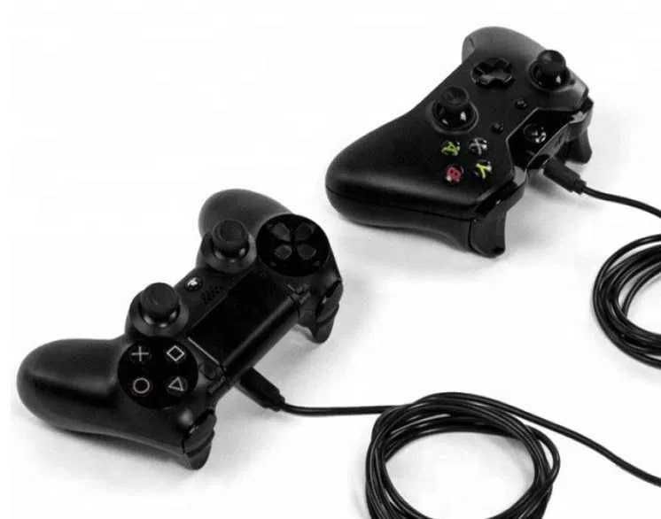 2 x Kabel micro USB ładowanie Pad PS4 Xbox One Micro USB 1m