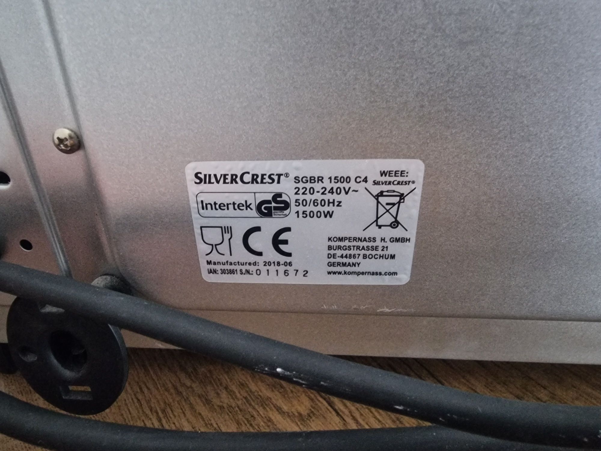 Piekarnik Silver Crest funkcja grill