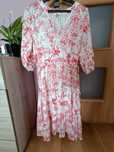 Sukienka letnia midi H&M rozm.L/XL