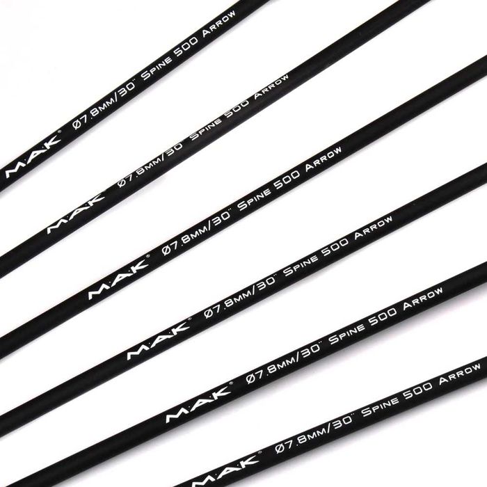 Flechas fibra de carbono spine 500