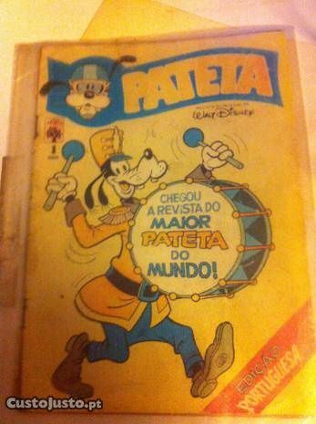 Vendo livro banda desenhada "pateta" nº1 - ediçao portuguesa