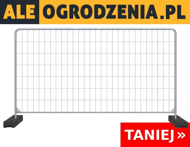 Ogrodzenie Płoty Tymczasowe/Budowlane Ażurowe KOMPLET