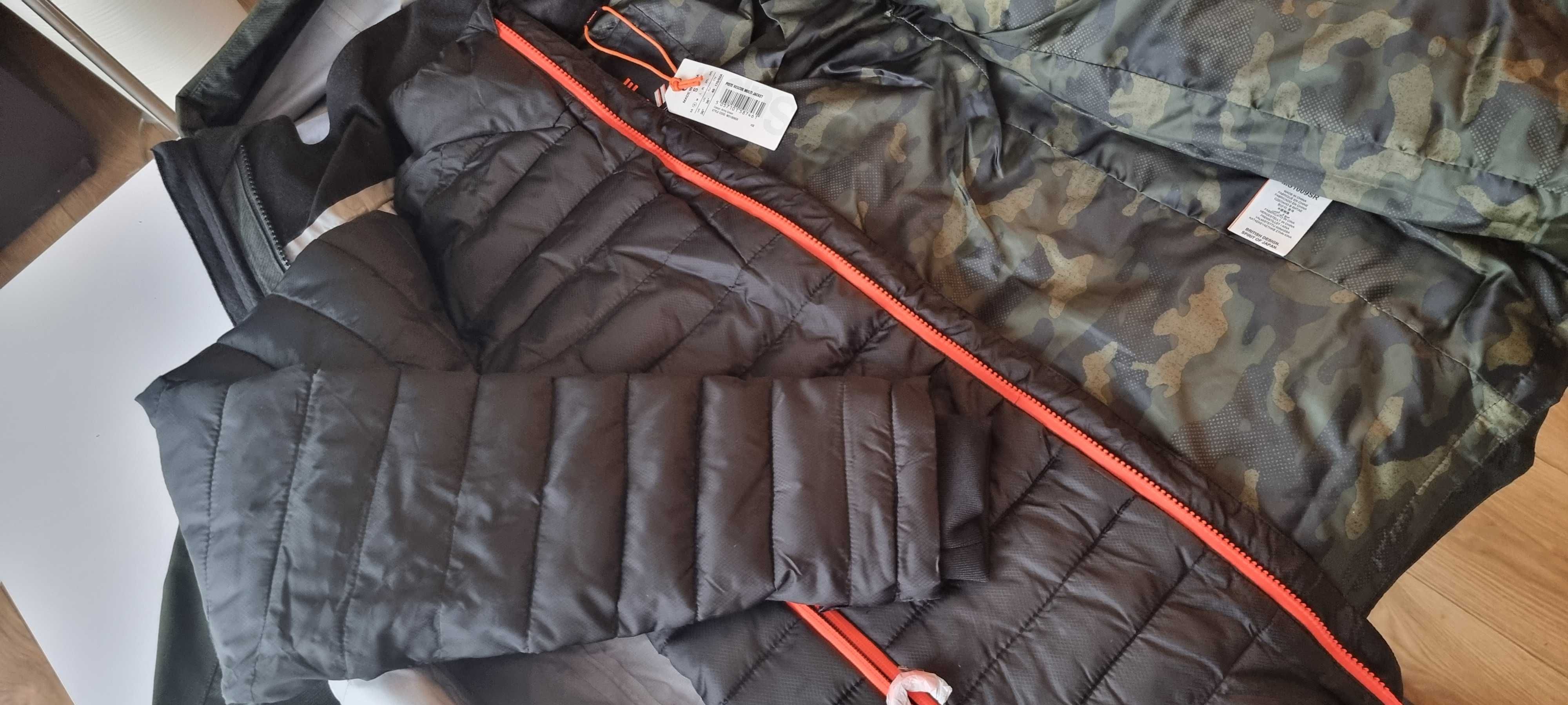 Męska wielofunkcyjna kurtka Superdry Piste Rescue 3w1, męska, nowa