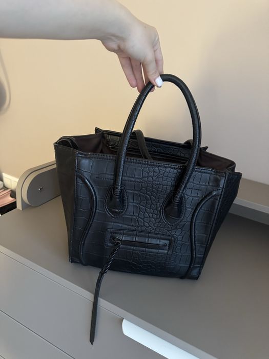 Большая черная сумка велика чорна сумка