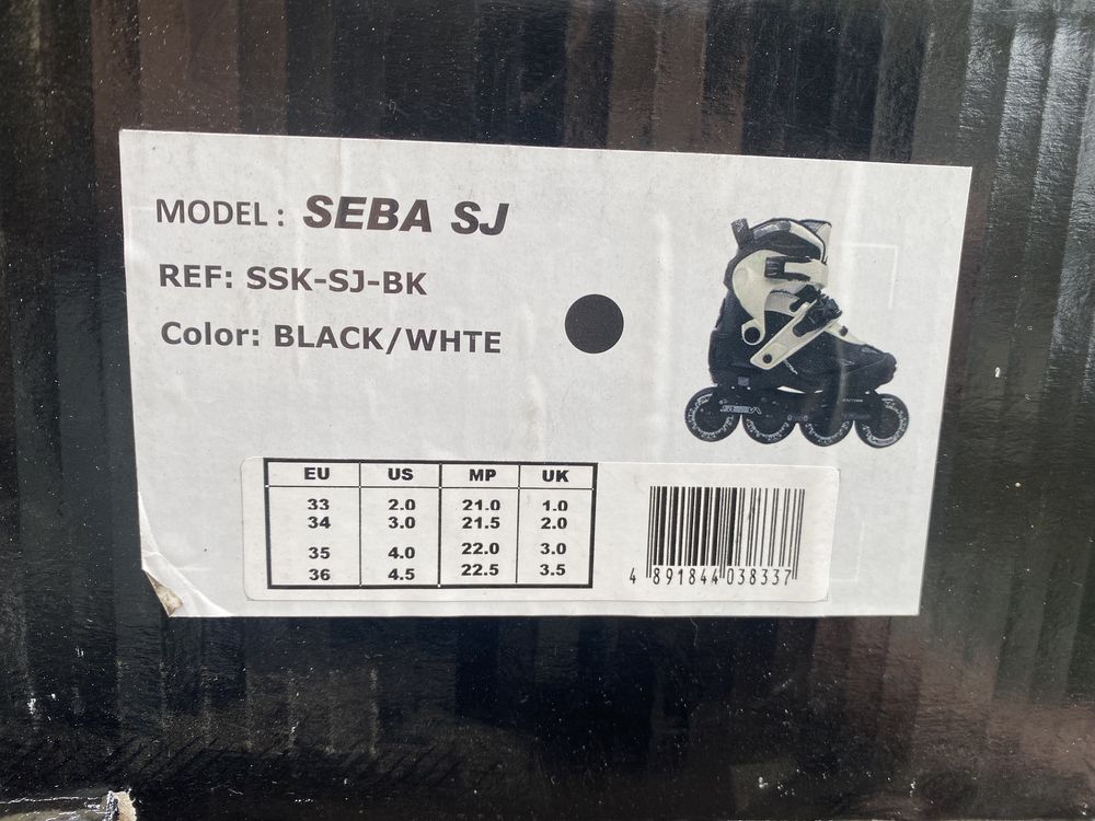 Rolki Seba SJ 219/72 MM Regulowane rozmiar 33-36