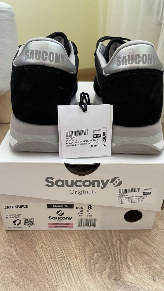 Жіночі кросівки Saucony JAZZ TRIPLE  black 60530-15s, 39 р.