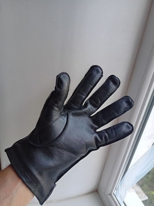 Перчатки мужские кожа