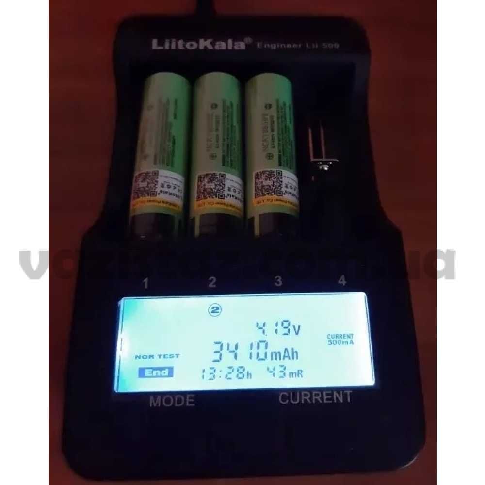 Акумулятор із ЗАХИСТОМ 18650 LiitoKala 3400mAh АКБ NCR18650B Li-ion