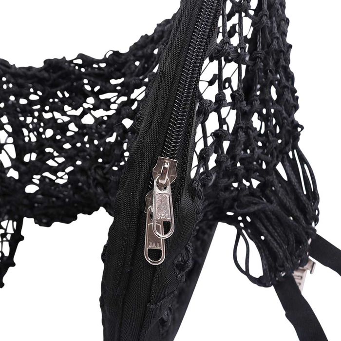 Siatka na siano w kształcie tunelu, czarna 150x50cm oczko 5cm dla KONI