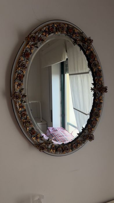 Espelho porcelana estilo Sec. XIX