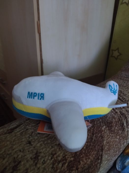 М'які іграшки, літак Мрія музичні,байрактар