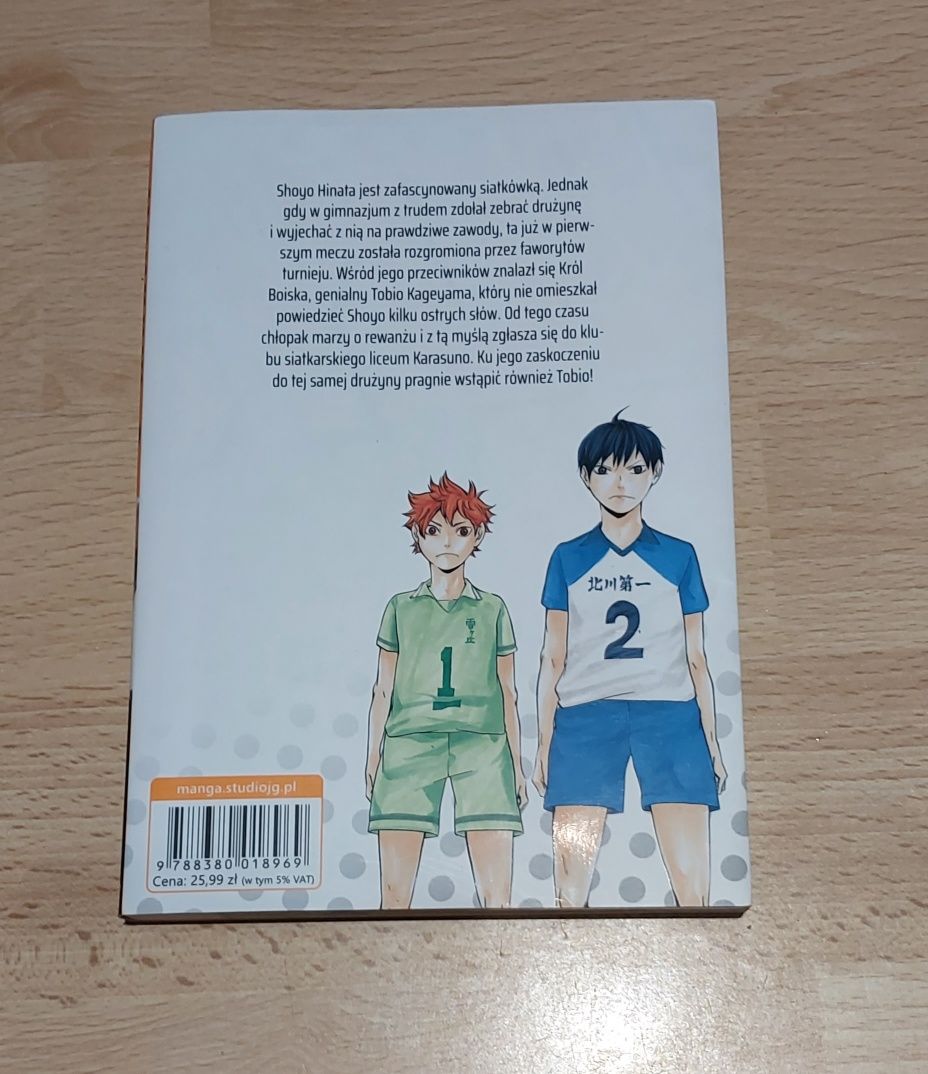 Haikyu manga tom 1