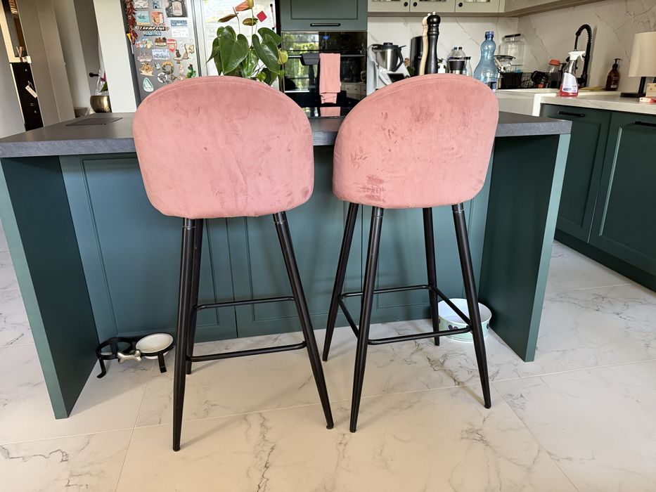 Krzesła / Hokery komplet jak nowe