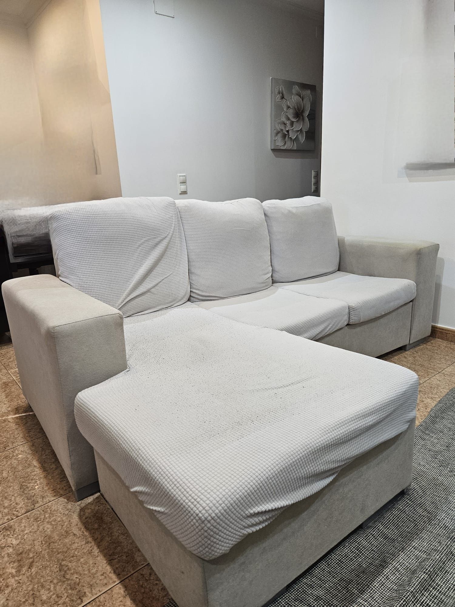 Sofá Chaise Long Reversível 3L