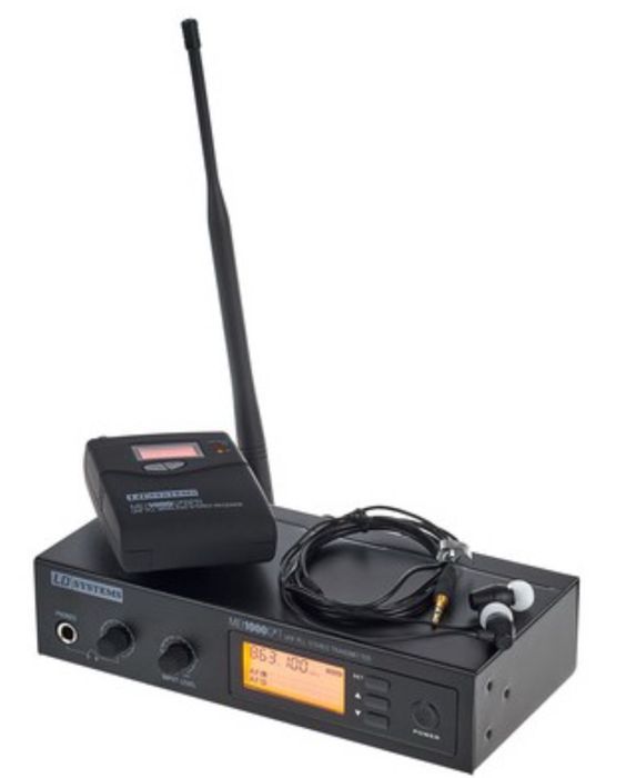 Sistema In-Ear Sem Fios UHF