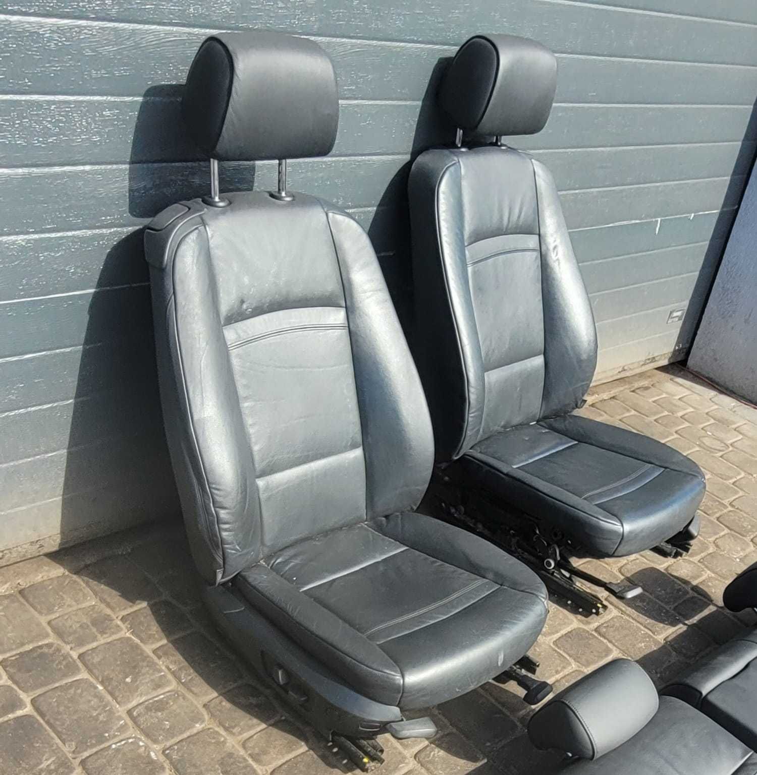 Fotele skóry BMW 3 E92 grzane komplet