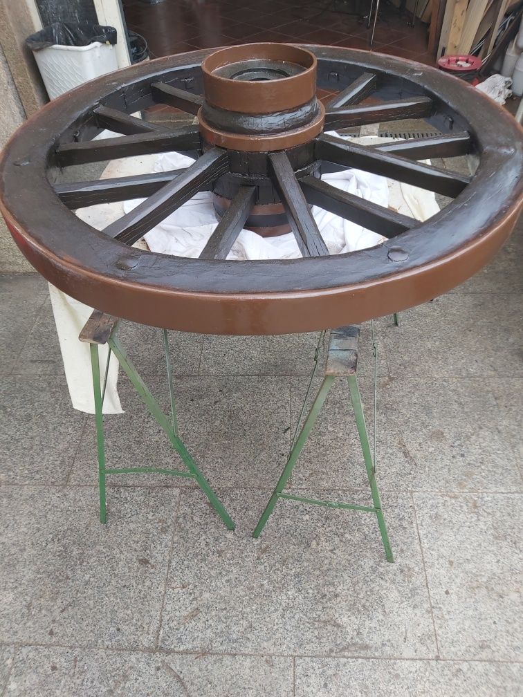 Roda de carro de bois