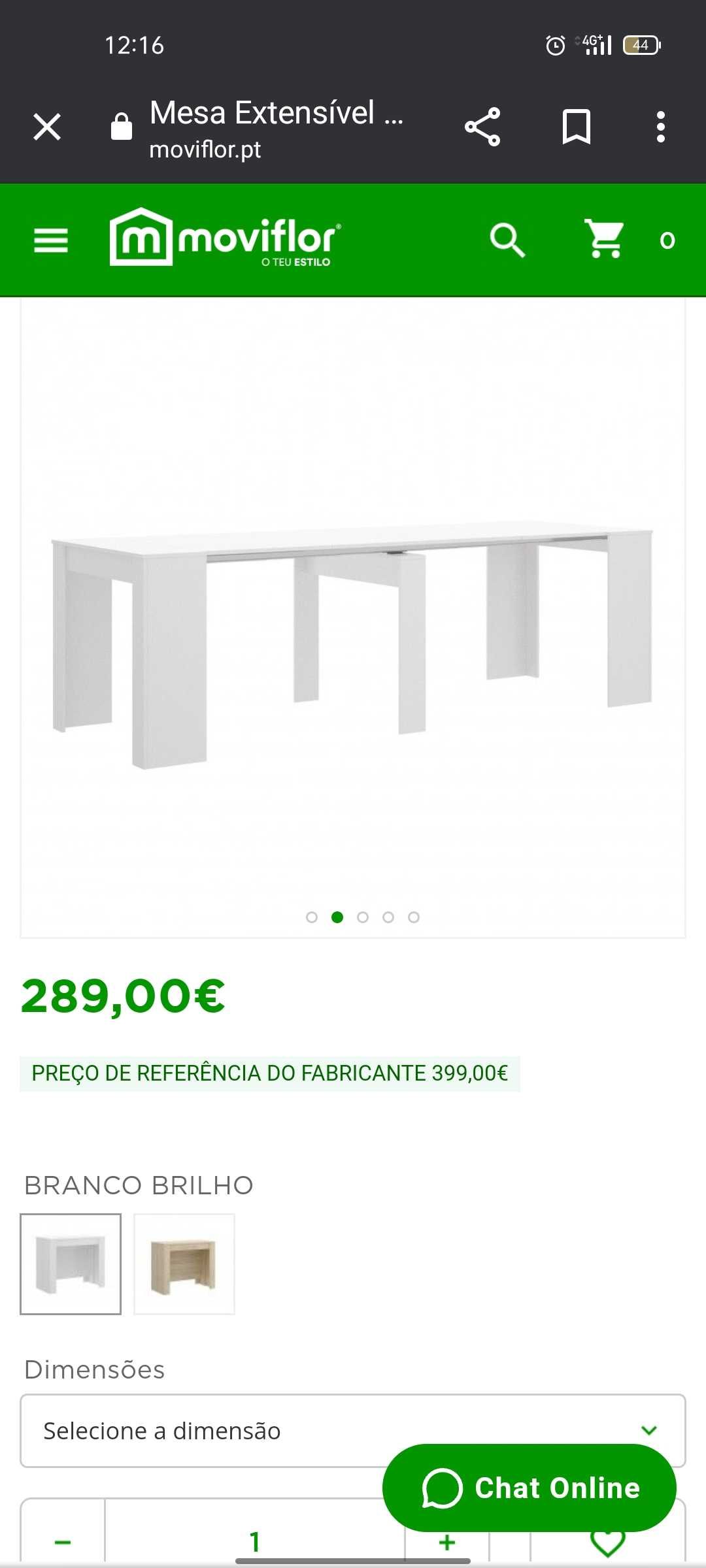 Mesa de apoio convertível em extensível