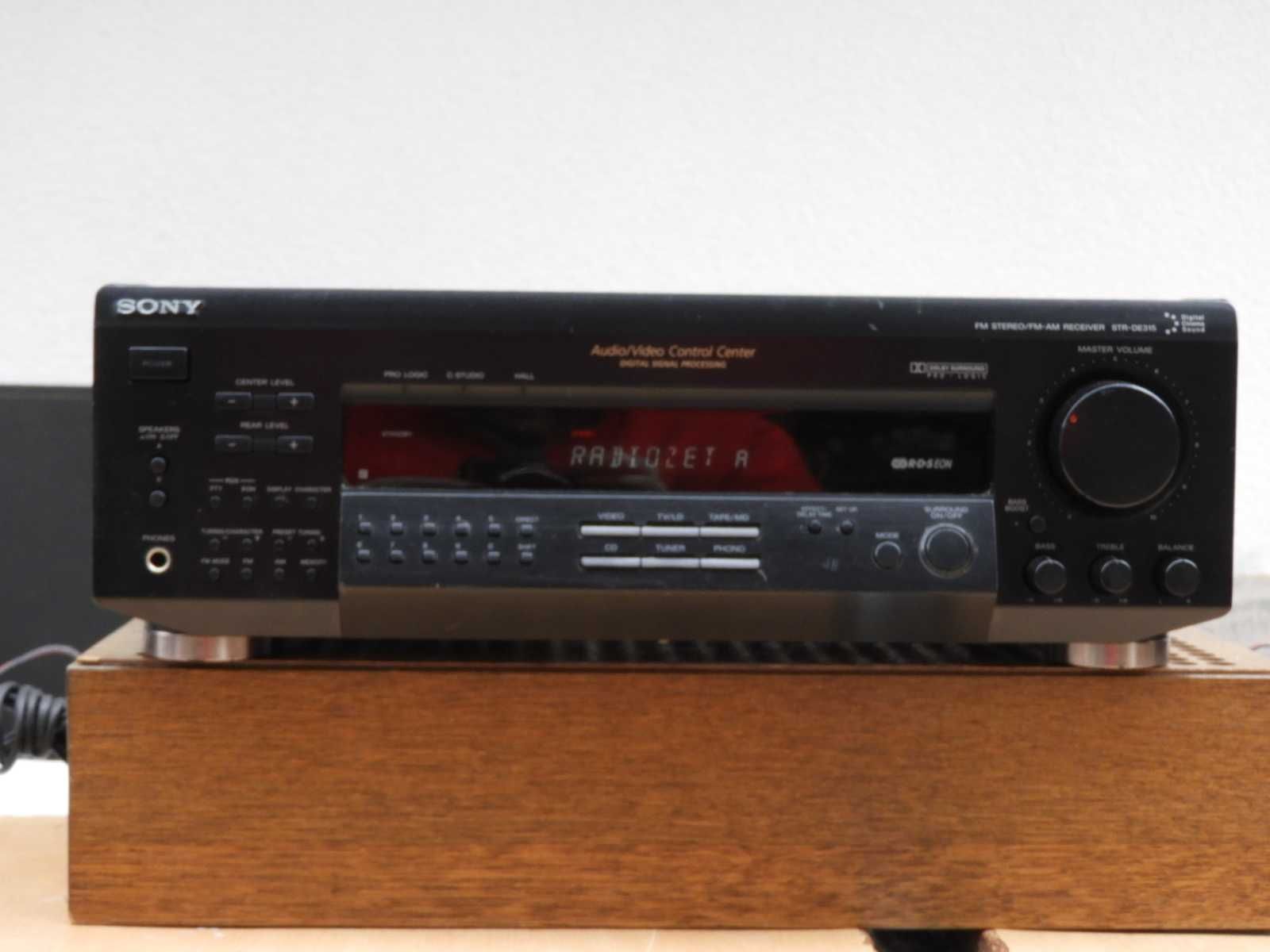 Radio wzmacniacz Sony STR-DE 315 część dużej wieży 43 cm