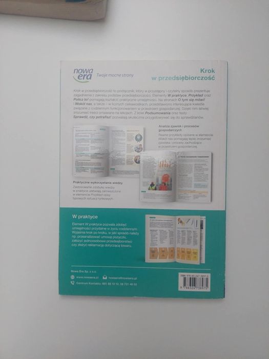 Krok W PRZEDSIĘBIORCZOŚĆ - podręcznik Nowa Era
