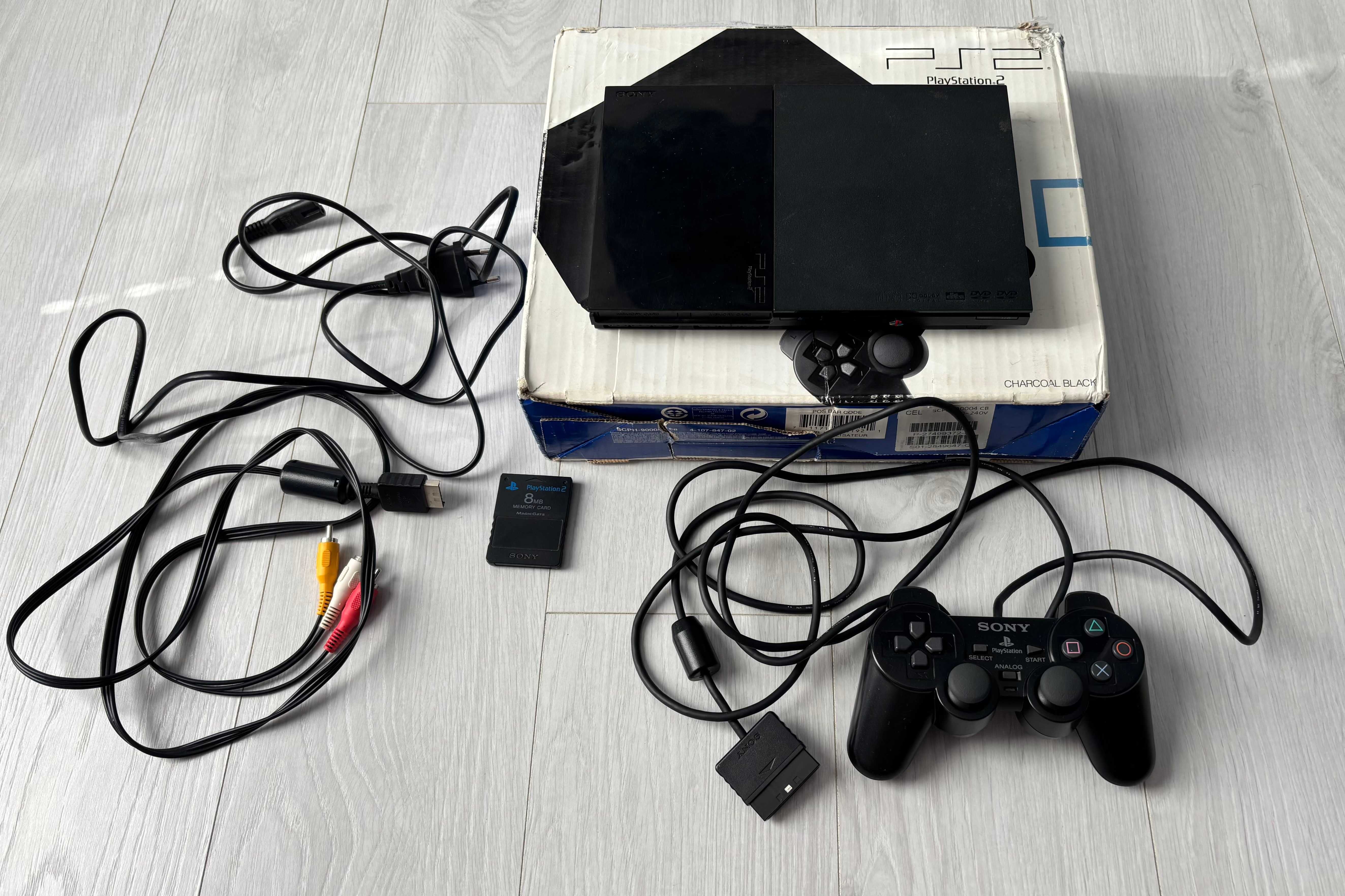 Konsola PlayStation 2 Slim, SCPH-90004, PAL, Modbo Chip
