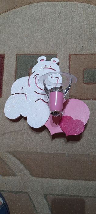 KINKIET / LAMPA NA ŚCIANĘ dla dziecka z hipopotamem