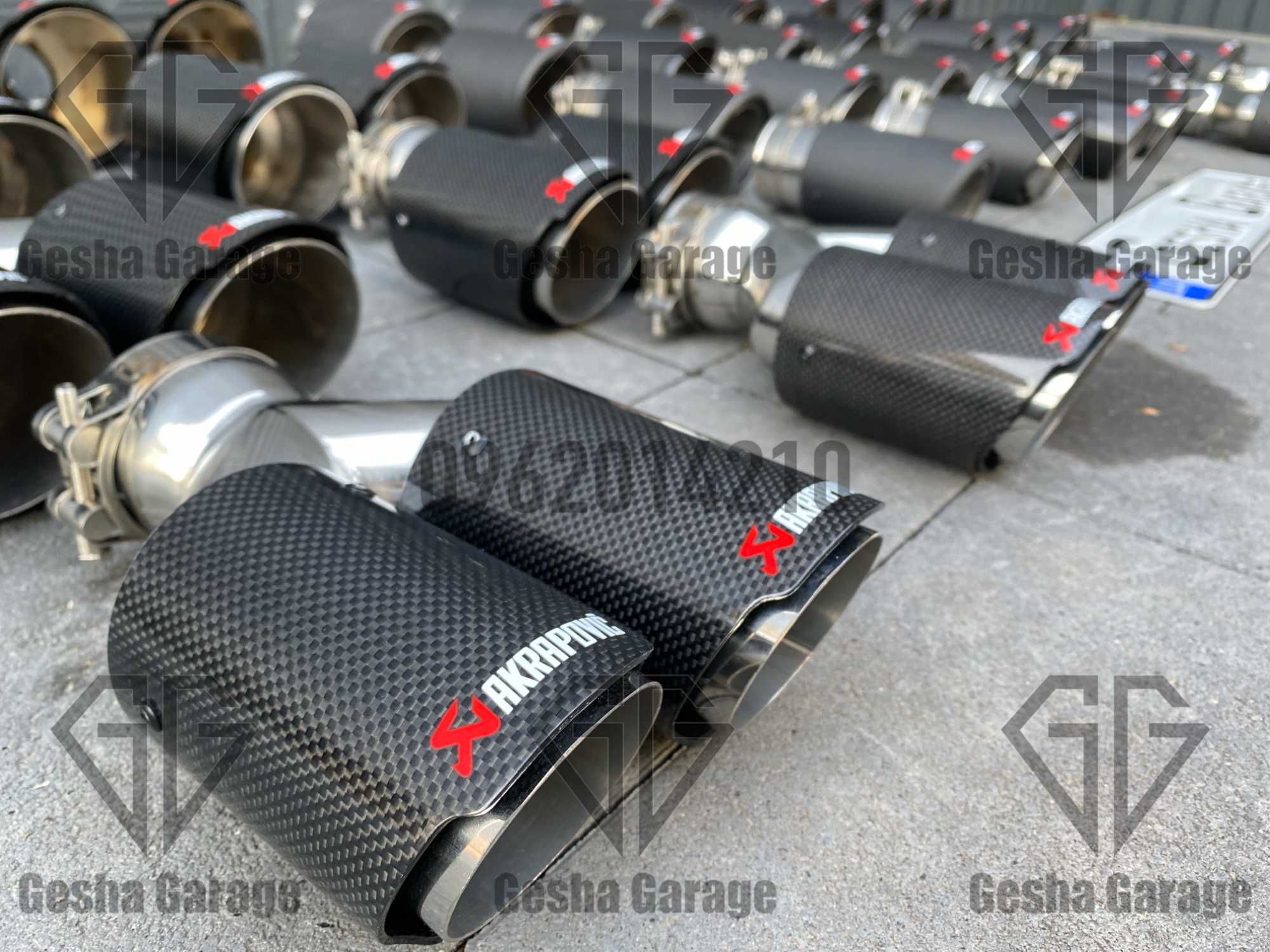 Розпродаж насадки глушителя глушника akrapovic акрапович різні розміри