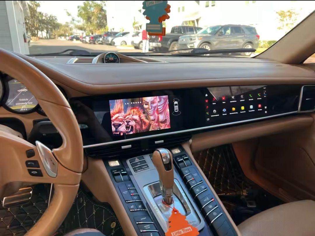 Rádio Porsche Panamera 10-16 Android 13 Duplo ecrã (Novo)