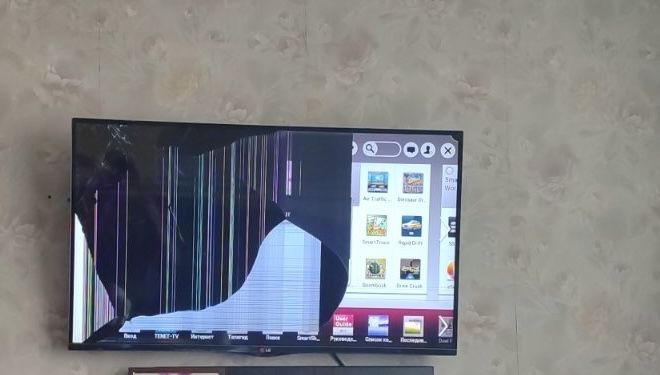 LG телевизор смарт под ремон