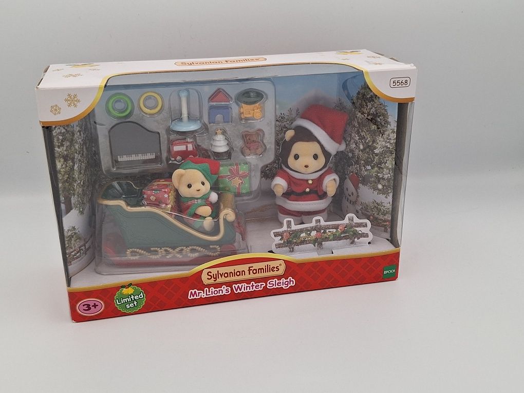 Sylvanian families christmas Mr.Lion's Winter Sleigh