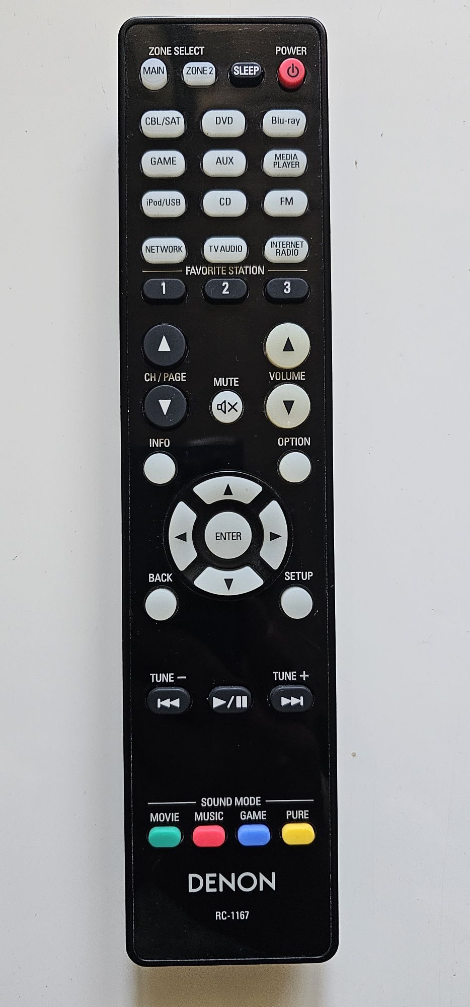 Denon RC-1167 oryginalny pilot do AVR-1913, AVR-2113
