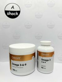 Омега 3 OstroVit Omega 3-6-9 90 капсул витамины омега бцаа креатин